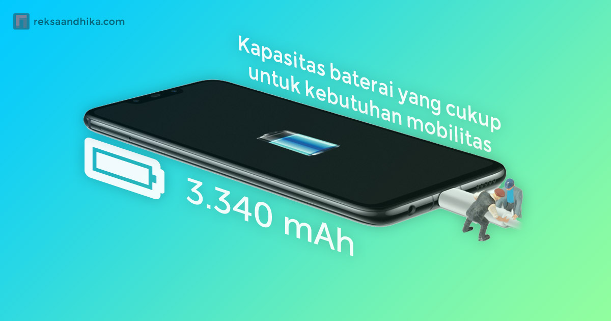 Kapasitas baterai besar Kapasitas baterai besar