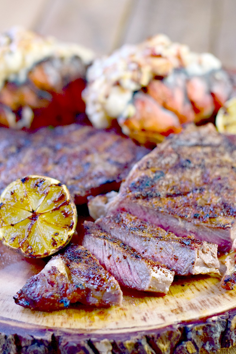 Grilled Mexican Style Surf and Turf Bobbi's Kozy Kitchen