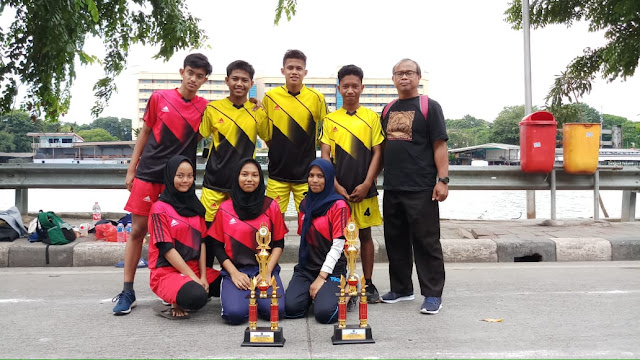 SMAN 110 Juara Lomba Sepak Takraw di HBKB Sunter