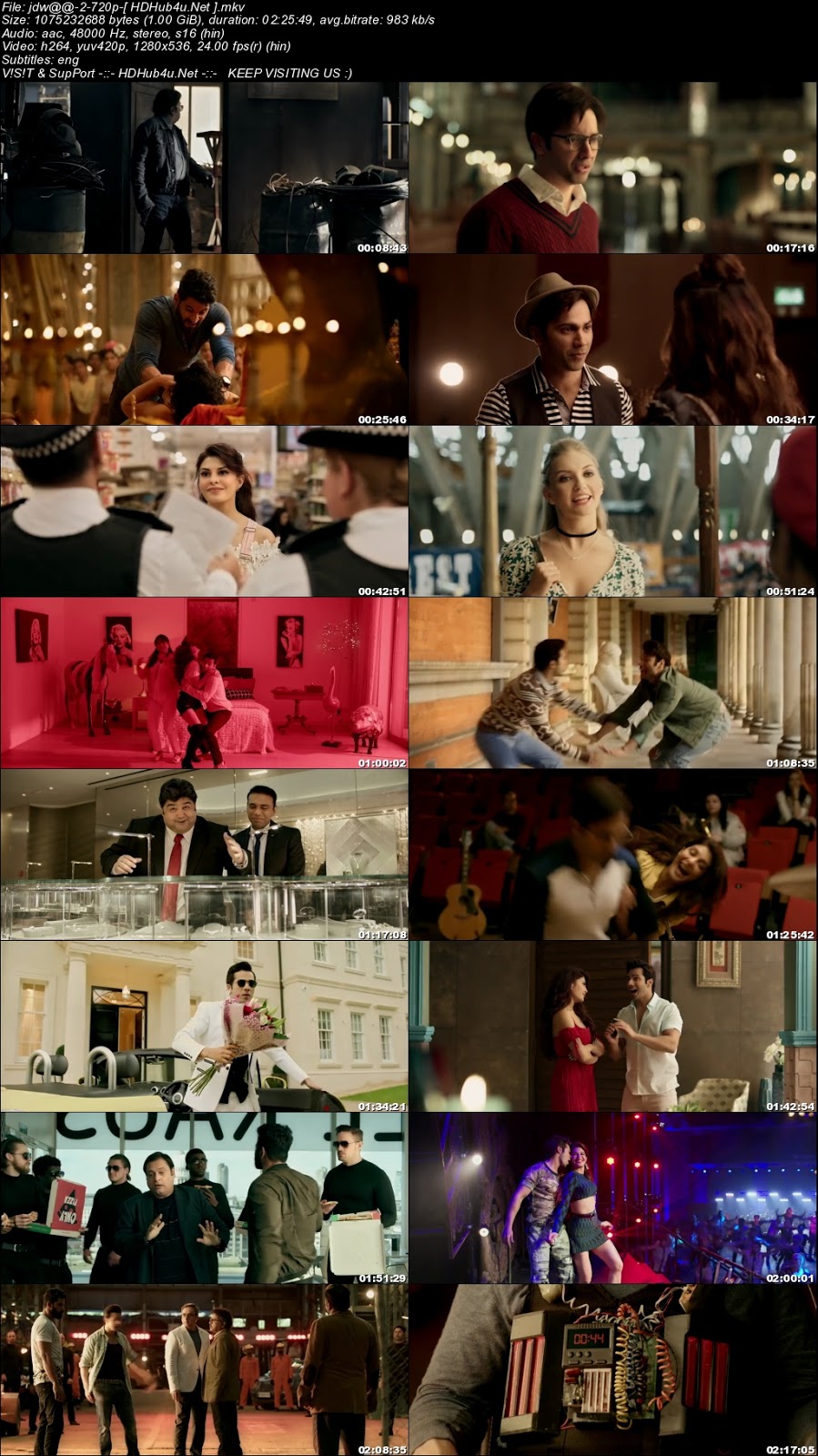 Judwaa 2 2017 Hindi Movie 720p BluRay Esubs 1GB Download