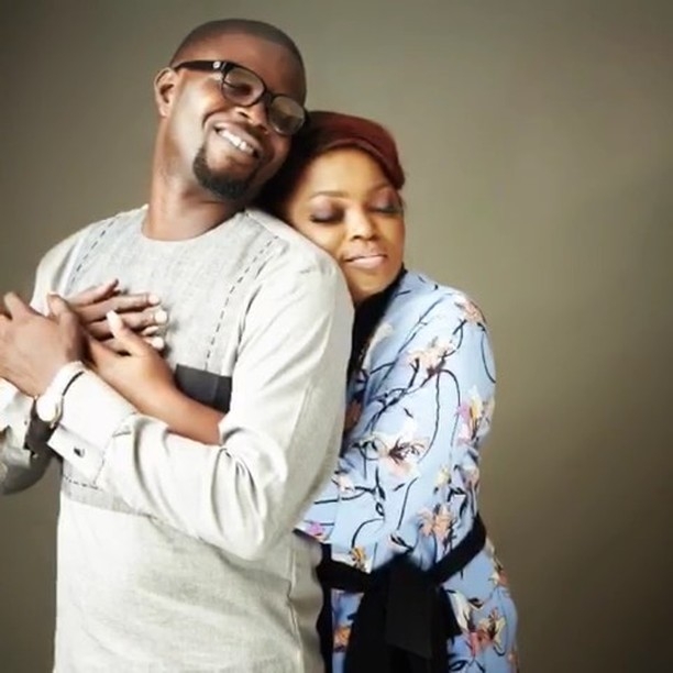 Image result for Funke Akindele Cuddles Her Twins