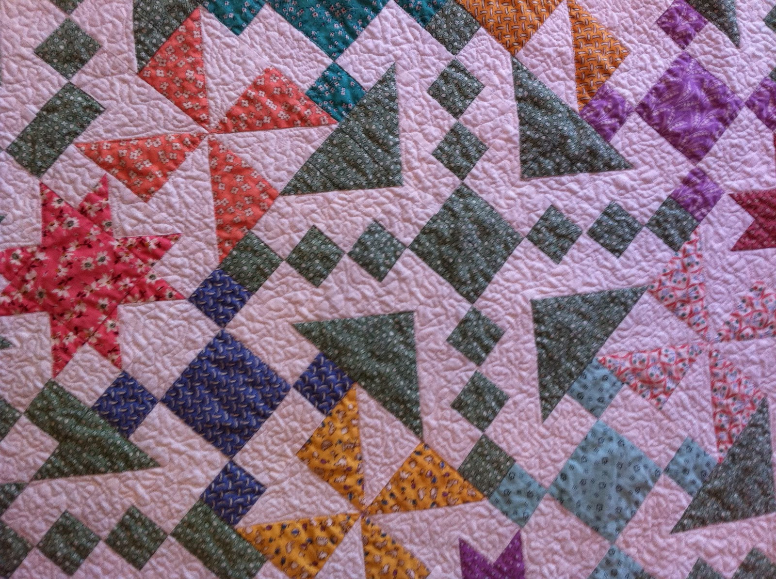 The Fiber Nation How to Quilt It Stippling