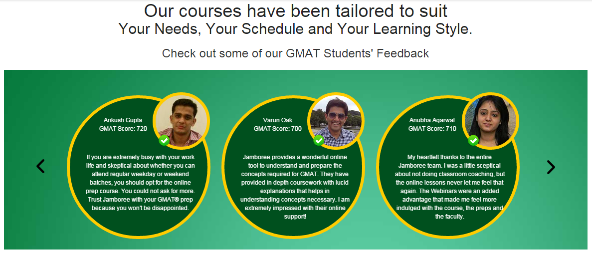 GMAT/ GRE/ SAT /IELTS/ TOEFL