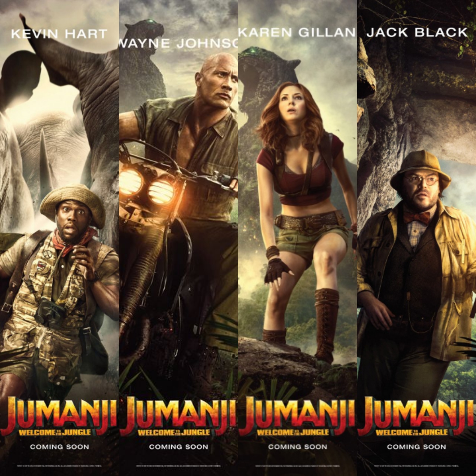 Qual tal um joguinho de fases do filme Jumanji: Bem-vindo a Selva