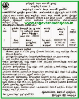 Elathur Pavunjur Panchayat Union Recruitments (www.tngovernmentjobs.in)