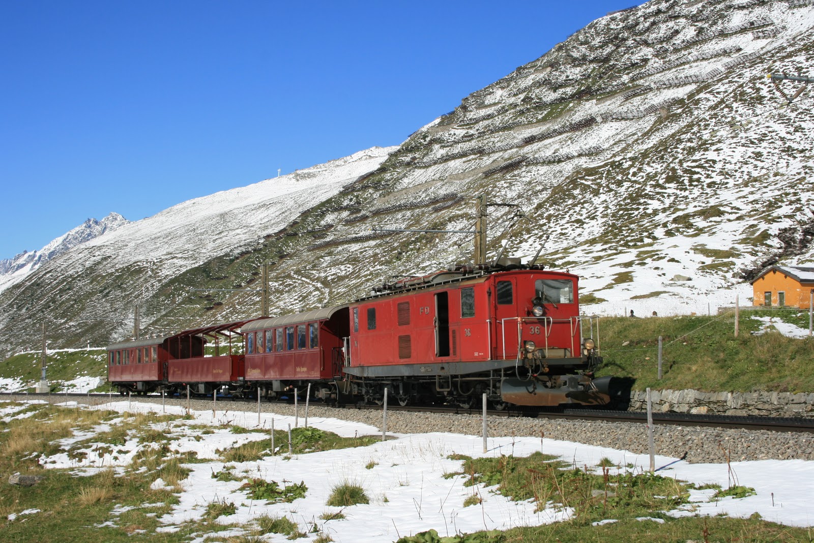 My Swiss Rail Pictures Matterhorn Gotthard Bahn MGB
