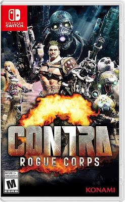 Contra Rogue Corps Game Cover Nintendo Switch
