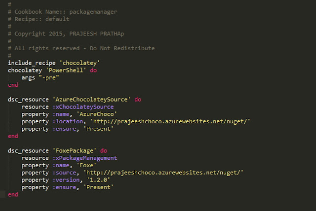 Born to Automate : Using DSC, OneGet and chef to install chocolatey ...