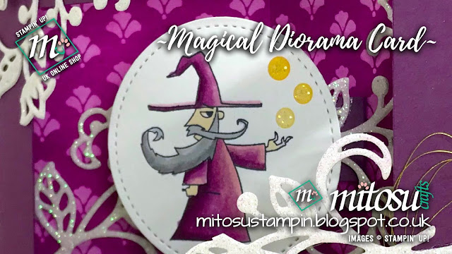 Stampin' Up! Magical Day Fancy Fold Card Idea order from Mitosu Crafts UK Online Shop