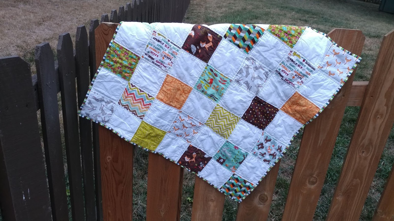 Slice of Pi Quilts A quilt for baby Wren