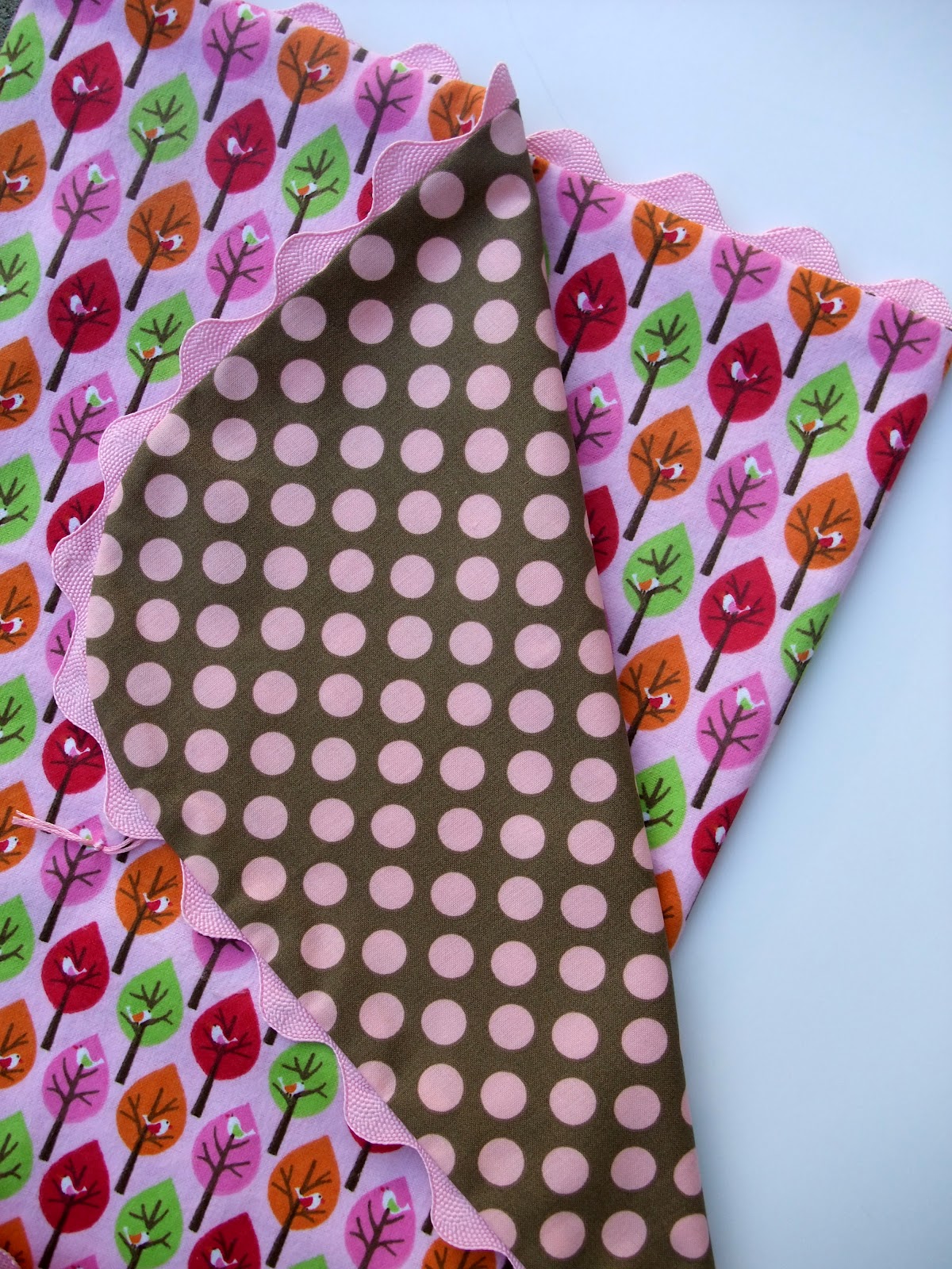 Just Another Hang Up Ric Rac Recieving Blanket