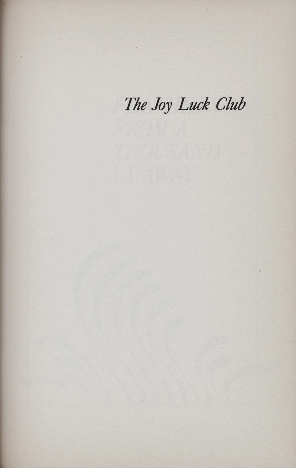 understanding the mysteries of the chinese culture in the joy luck club by amy tan Lydia kwa was born in singapore in 1959 merging tradition and modern life in a way that is reminiscent of amy tan’s the joy luck club in culture. understanding the mysteries of the chinese culture in the joy luck club by amy tan Lydia kwa was born in singapore in 1959 merging tradition and modern life in a way that is reminiscent of amy tan’s the joy luck club in culture.