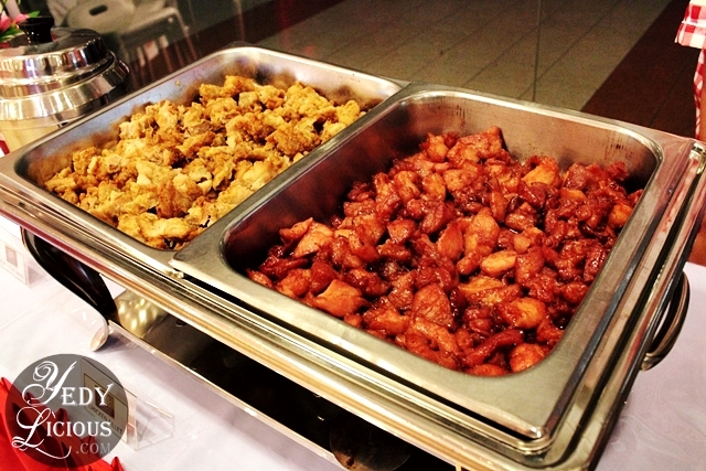 Chicken and Tocino at KFC Breakfast Buffet with Unlimited Waffle