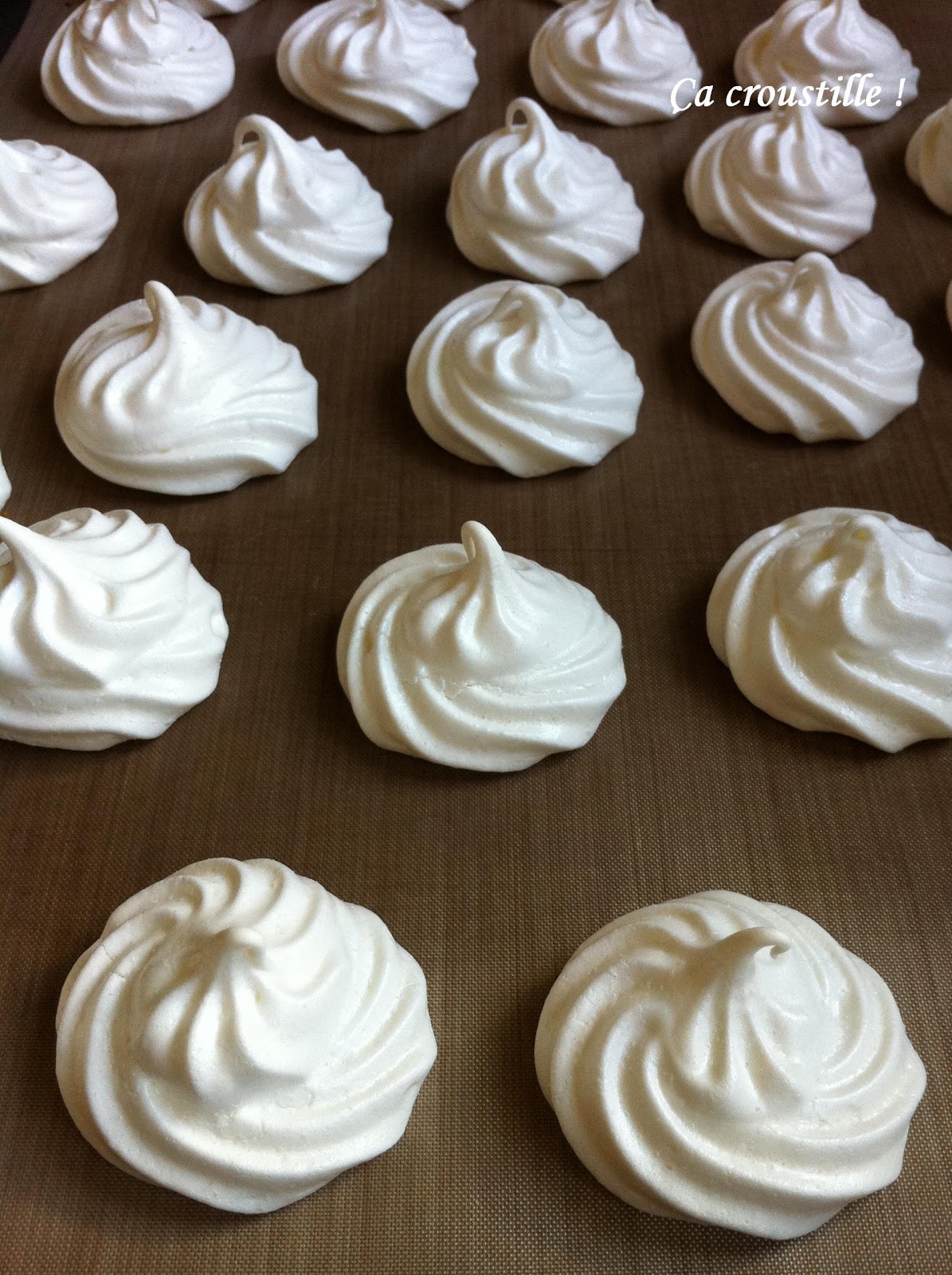Ça croustille ! MERINGUES MERVEILLEUSES