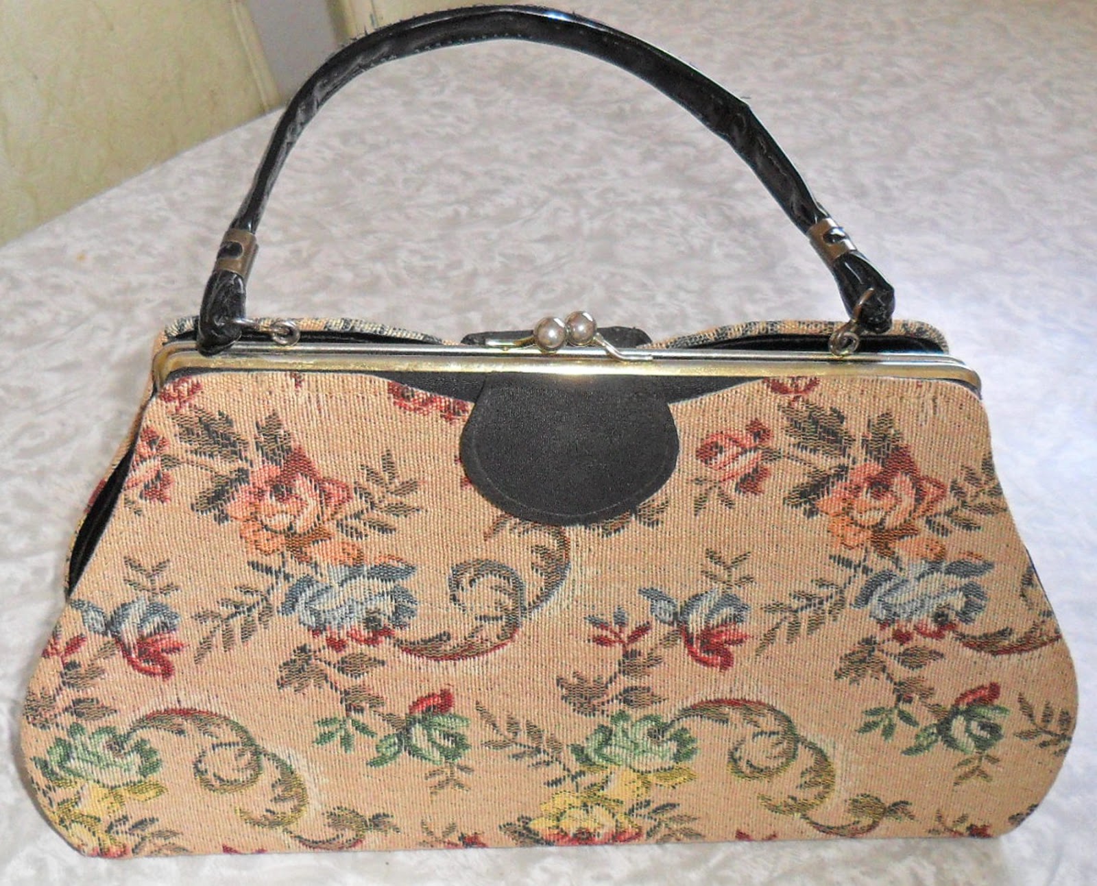 TREASURES IN THRIFTING LAND Vintage Carpet Bags