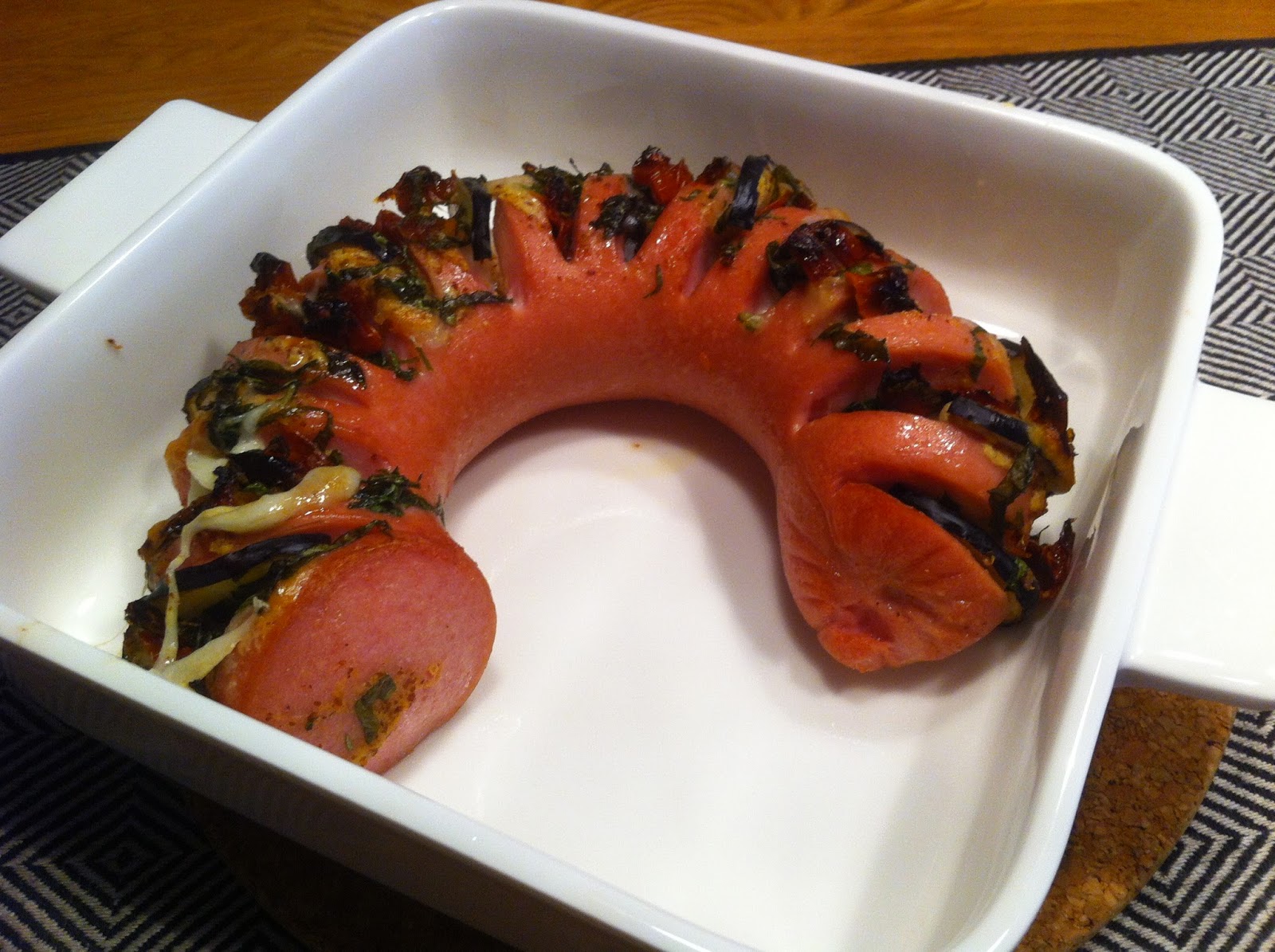 Farmors mat Falukorv med medelhavssmaker