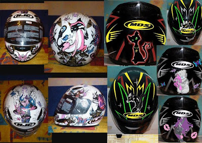  мотоциклетный шлем, роспись  предметов, роспись бокалов, роспись шлема