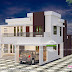 2228 sq-ft house left and right view rendering