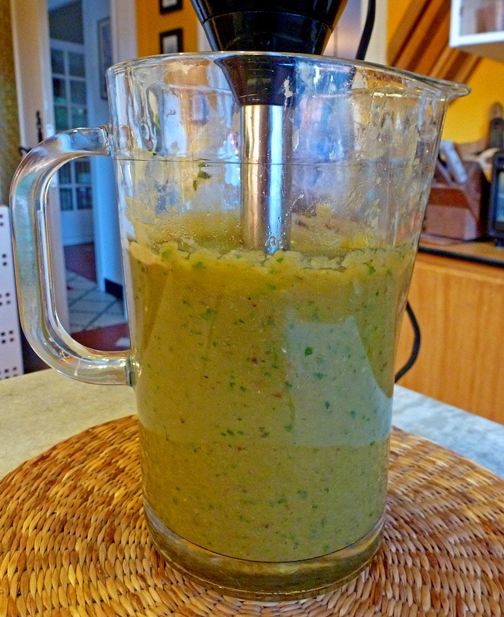 Living the life in SaintAignan Zucchinichickpeabasil dip