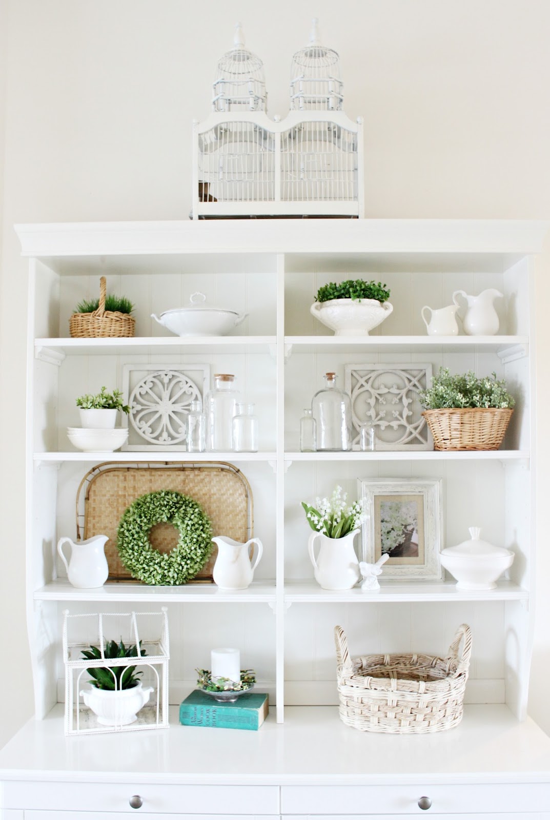 Happy At Home Decorate With Me Springtime Hutch