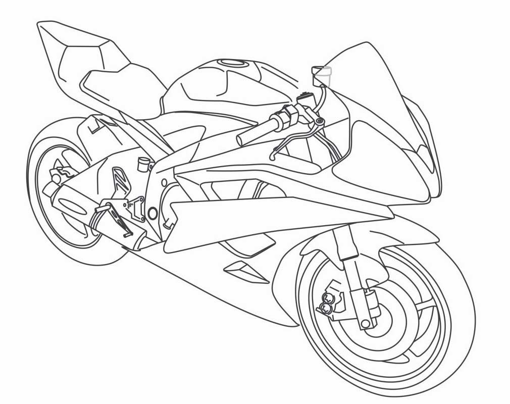 Kumpulan Gambar Motor Drag Lukisan Terlengkap Kinyis Motor