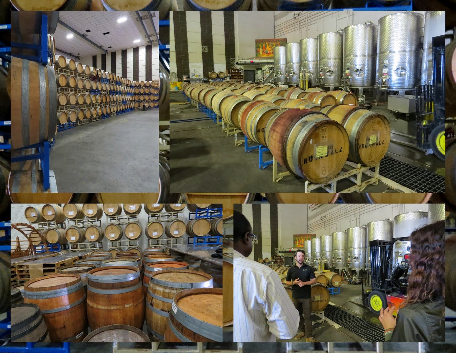 Barrel Room at Rock Wall Winery