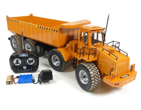 truk mainan besar-oranye