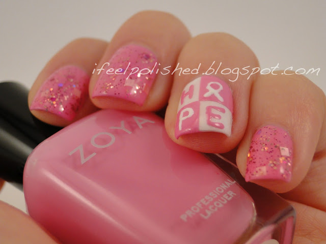 Breast Cancer Awareness Nails