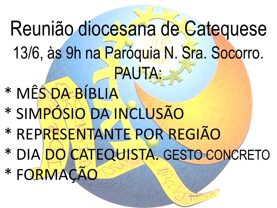 Animação BíblicoCatequética da Diocese de Mogi das Cruzes Reunião diocesana