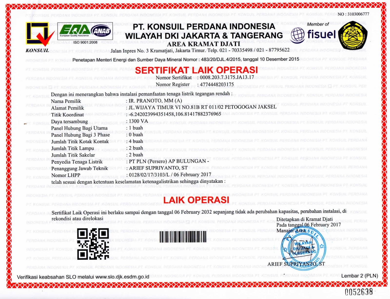 Contoh Surat Permohonan Pemasangan Jaringan Listrik Baru