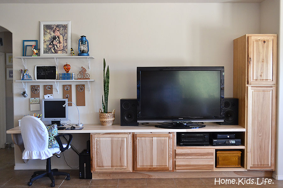 Home. Kids. Life.: Building A Media Center: All Done