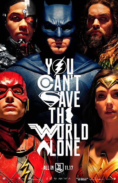 San Diego Comic-Con 2017 Exclusive Justice League Teaser Theatrical One Sheet Movie Poster