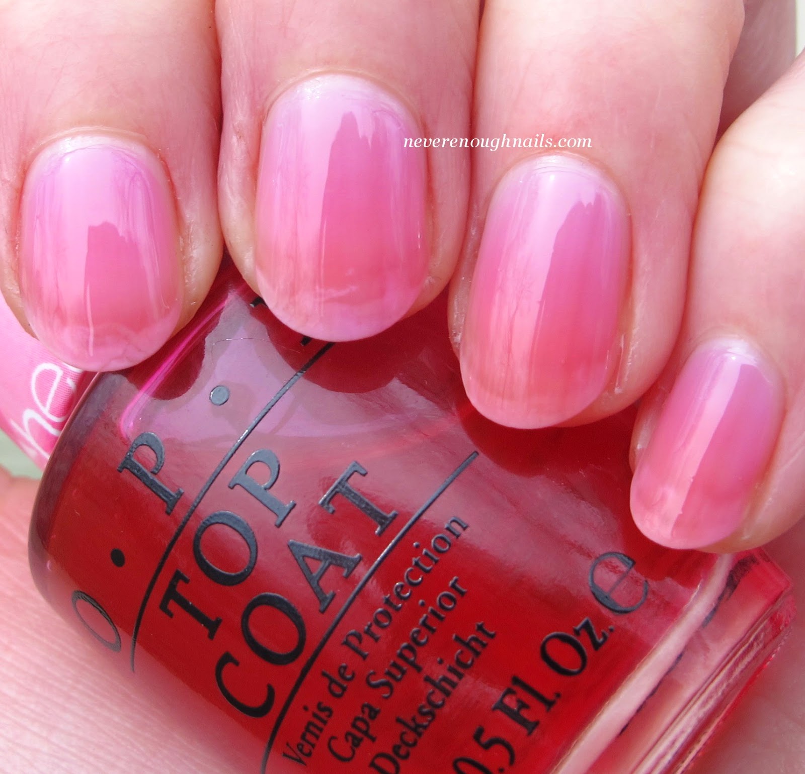 Clear Pink Nail Polish With Pink Tint