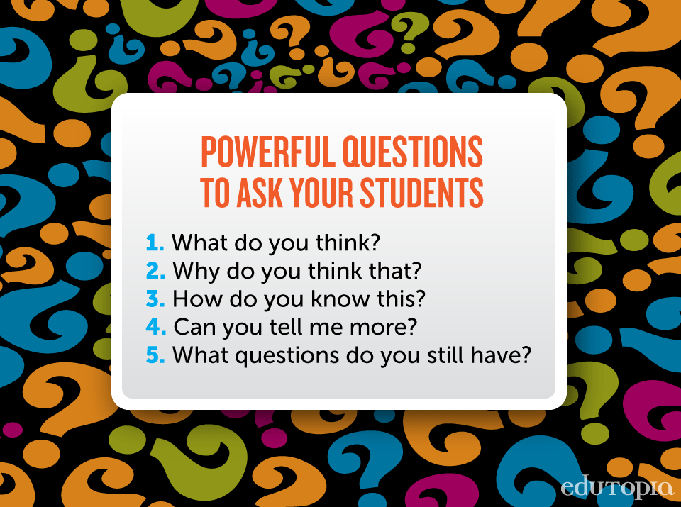 Teach to Inquire and Inspire Powerful Questions to Get Students Thinking