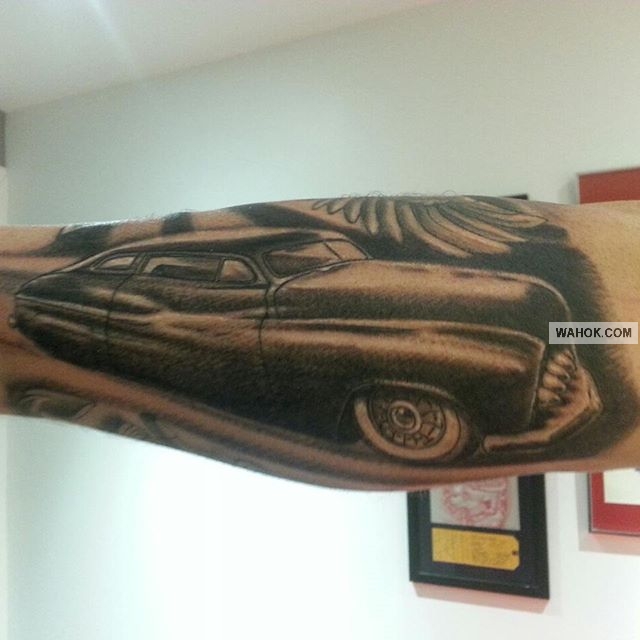 Gambar Tattoo Mobil Klasik Antik Dan Modern Paling Keren