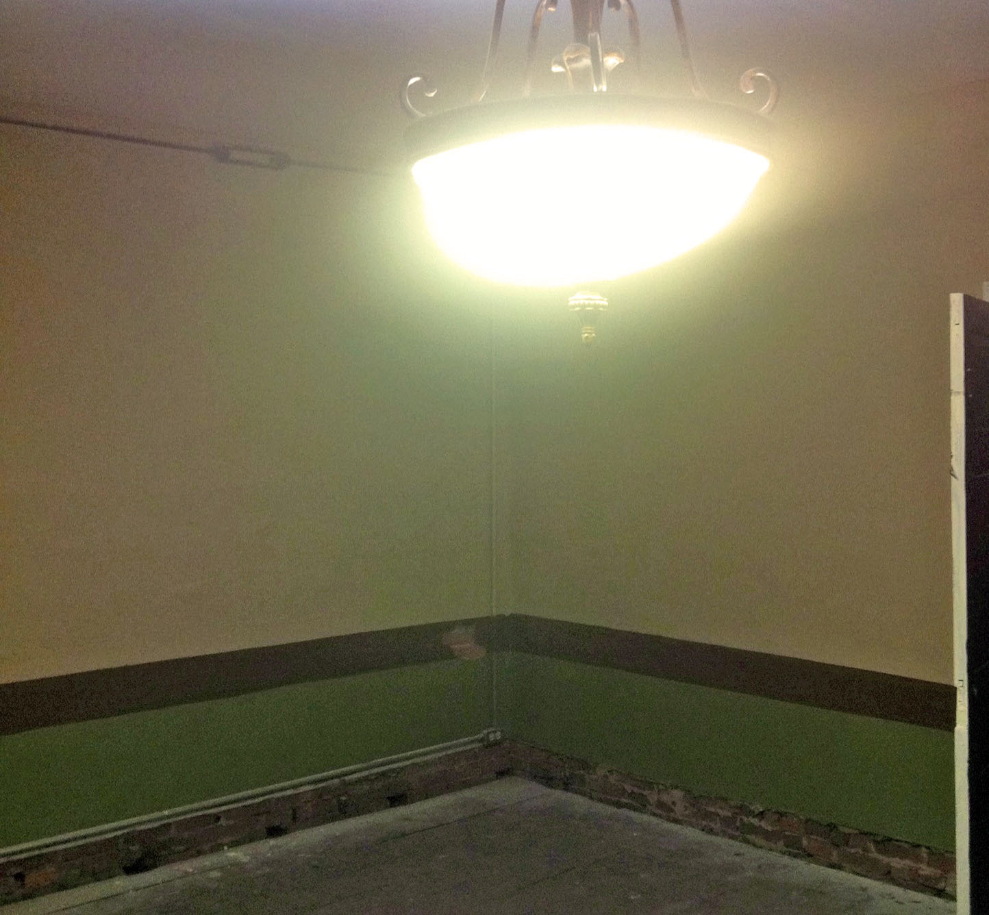 Life and Other Shenanigans Painting in a Faux Chair Rail