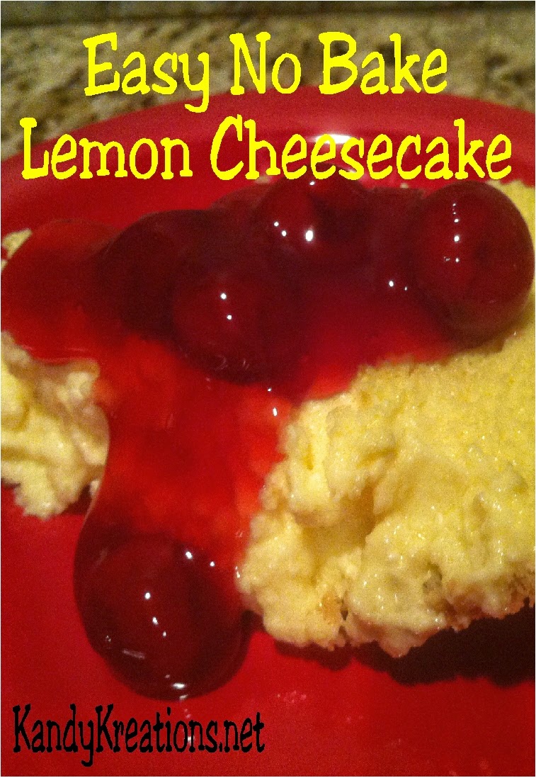 Make an easy no bake dessert this Thanksgiving with a yummy lemon cheesecake that takes only moments to put together and enjoy.