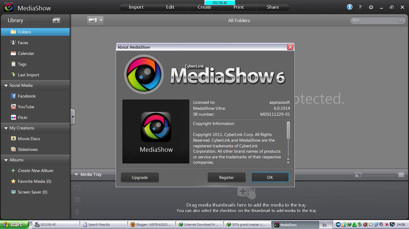 Cyberlink mediashow 6.0.3914 with serial free by totalfreesofts