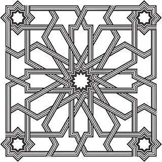 pola dan bentuk seni geometri ornamen islam