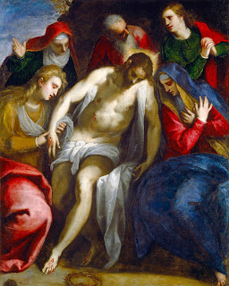 Palma Giovane's 1620 Lamentation of Christ, at the National Gallery of Art in Washington