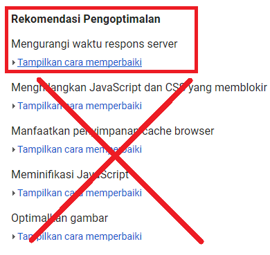 mengurangi waktu respon server