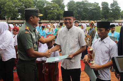 DANDIM 0725/SRAGEN HADIRI PERINGATAN HARI AMAL BAKTI KE-73 KEMENTERIAN AGAMA SRAGEN