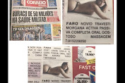 VIROU MODA: Jornal português usa foto de ex-BBB Fani em anúncio sexual de travesti