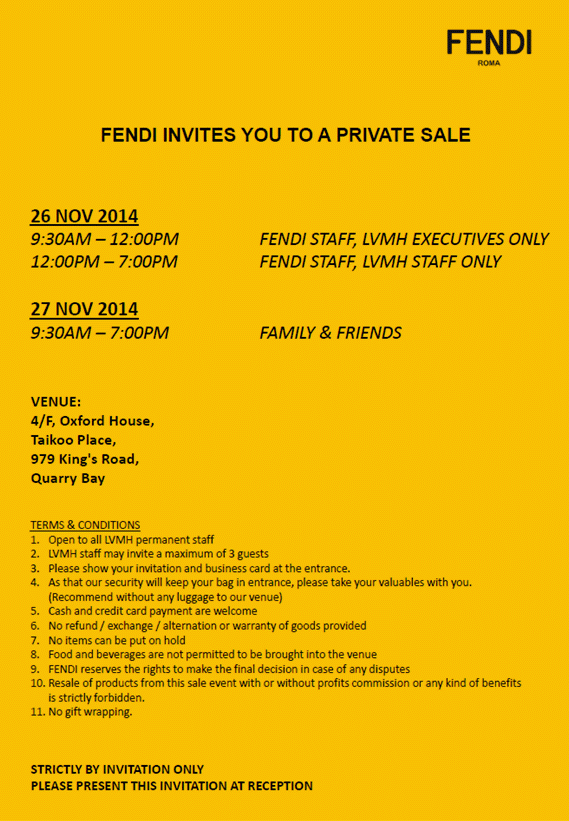 fendi friends and family sale