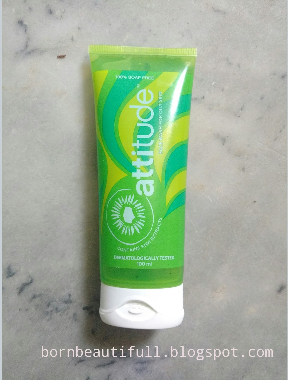 Bornbeautifull Amway Attitude Kiwi Fruit Face Wash Review