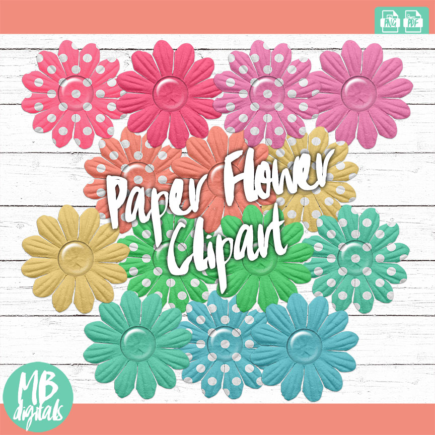 melanie britt embrace lifes journey bright flower clipart paper paper flower clipart