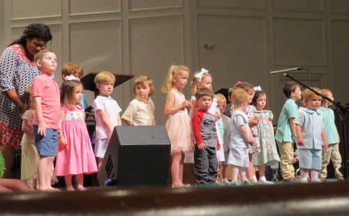 children singing