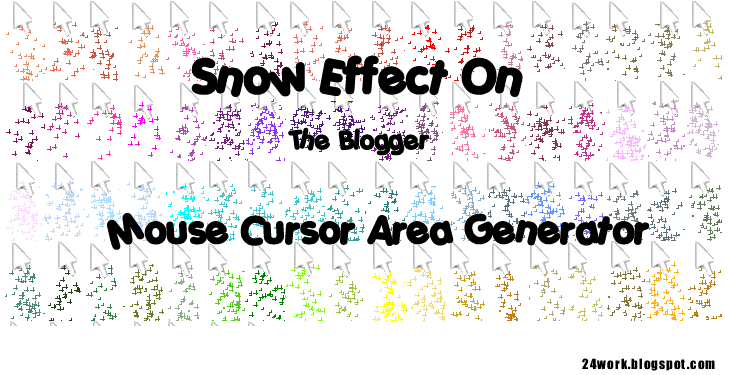 How To Add Snow Effect On The Blogger Mouse Cursor Area