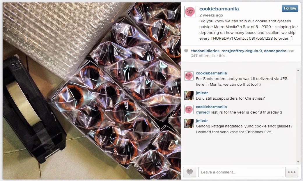 Reviewed! Cookie Bar Manila and Speed Regalo diane wants to write