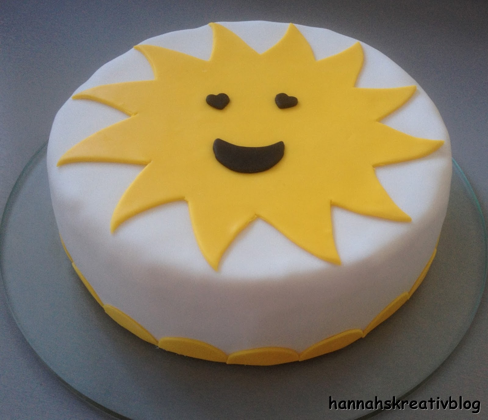 Hannahs Kreativblog: Sonnentorte